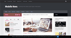 Desktop Screenshot of modellenews.com